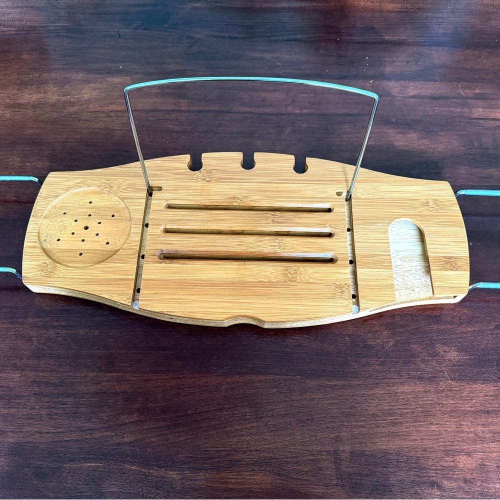 Umbra Bamboo Bathtub Caddy Tray